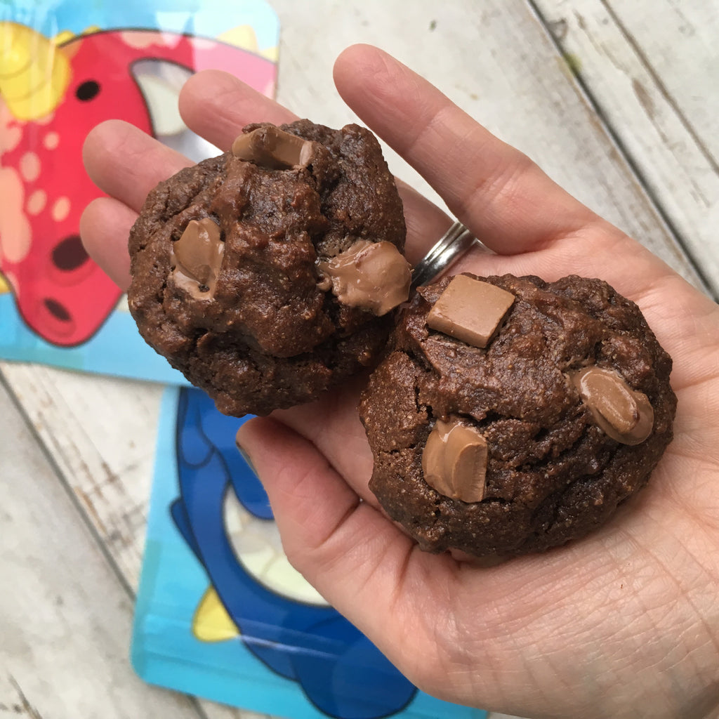 Healthier Chocolate mini muffins