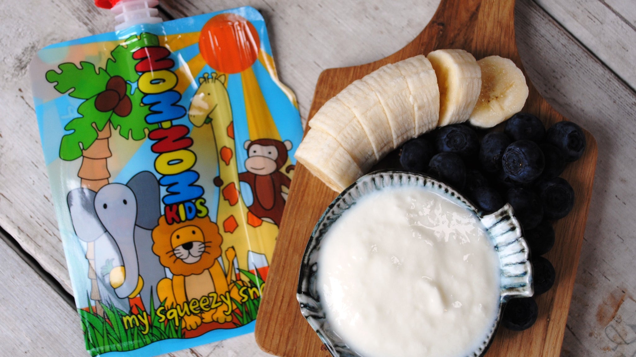 Blueberry, Banana & Kefir smoothie