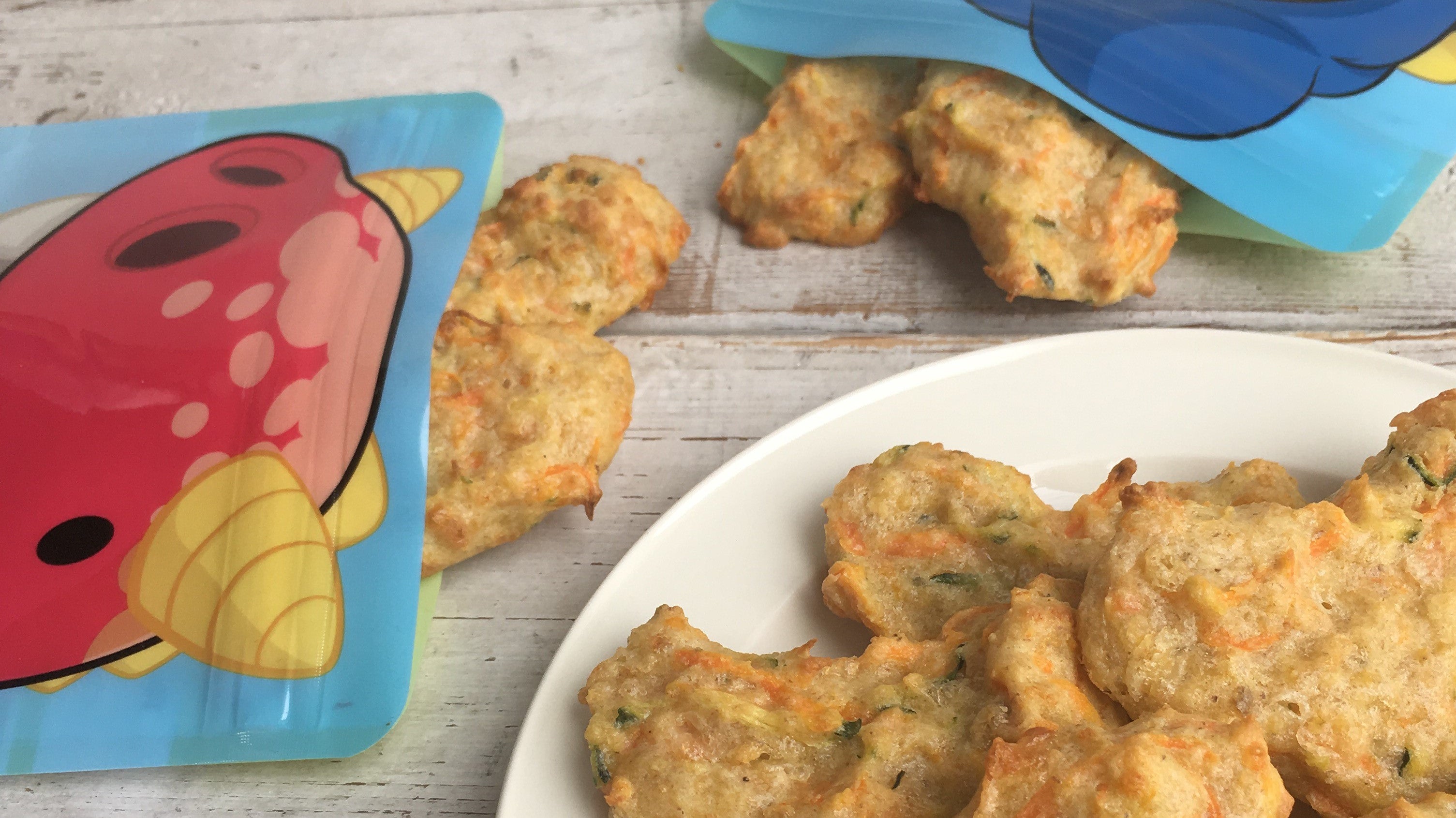 Carrot and Courgette Cheesy Bites