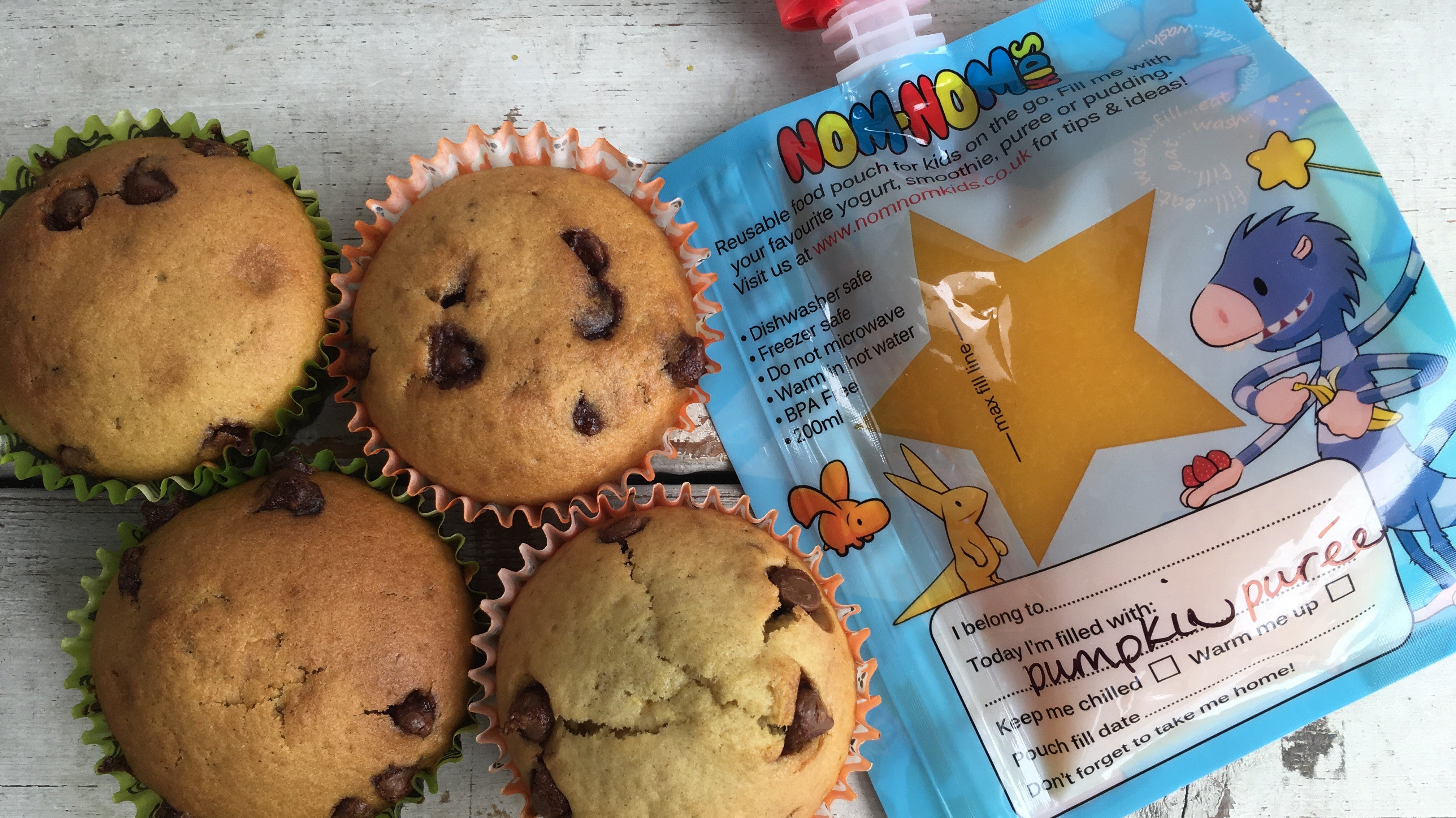 Pumpkin & Choc chip muffins