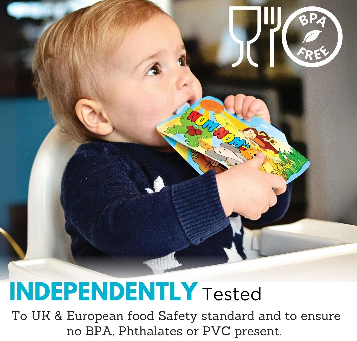 BPA free and independently tested for food safety