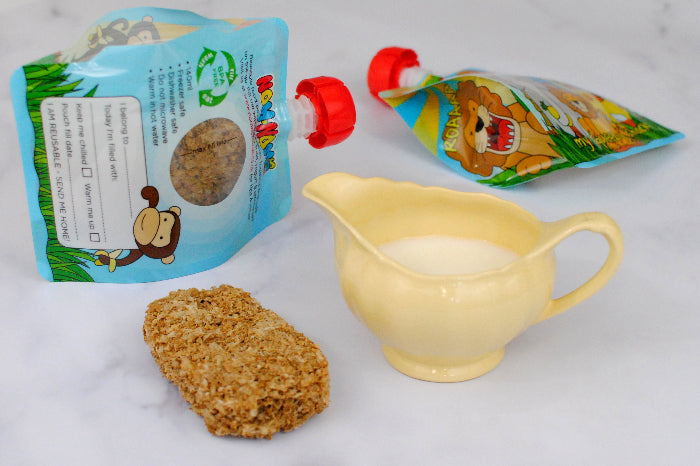 weetabix in a reusable pouch
