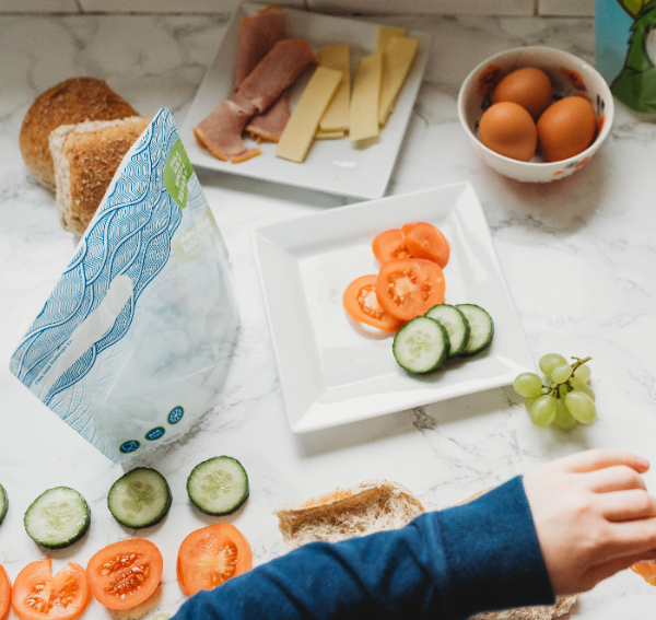 making sandwiches