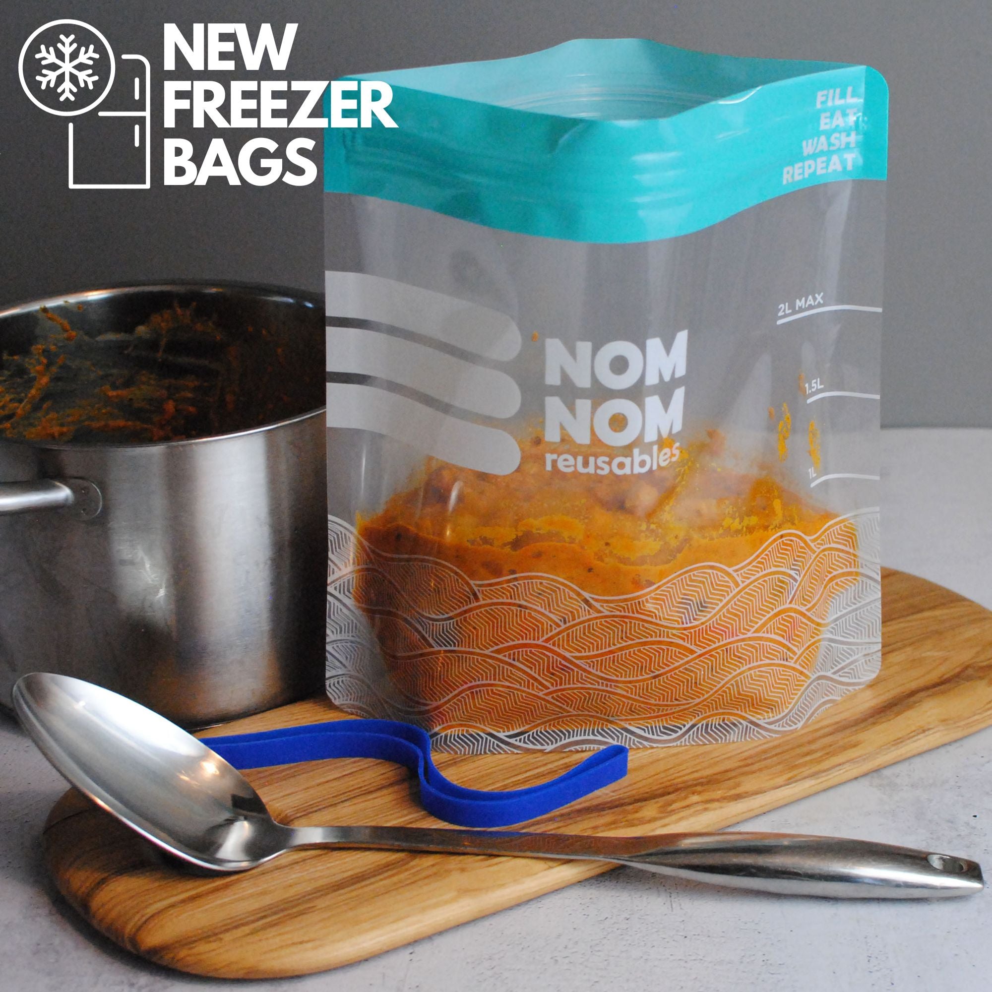 Reusable Freezer Bags x – Nom Nom Kids