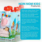 nom nom kids pouch features