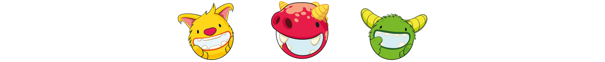 Nom Nom kids monsters 