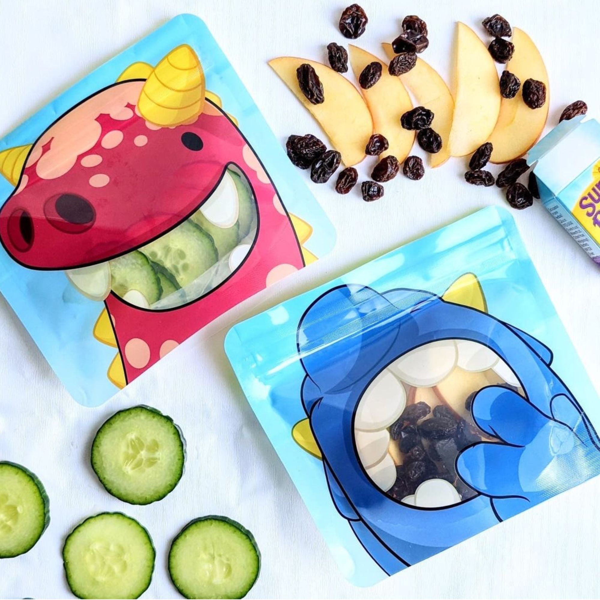 10 Reusable snack bags by Nom Nom Kids, Nom Nom Kids