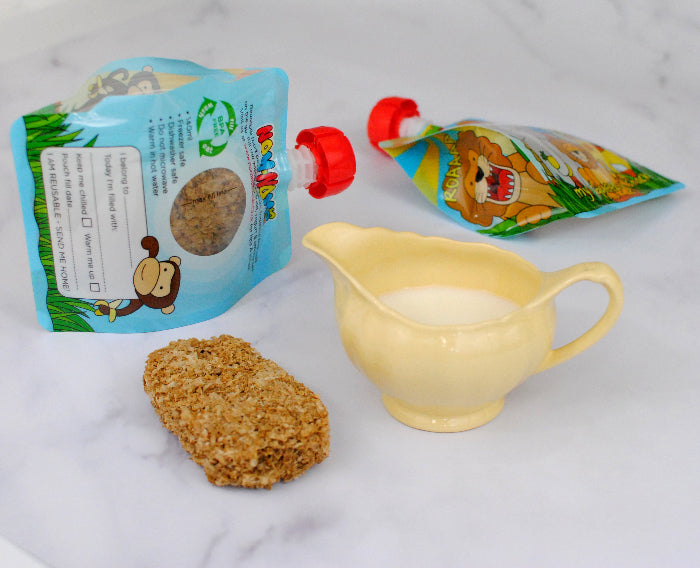 weetabix in a reusable pouch