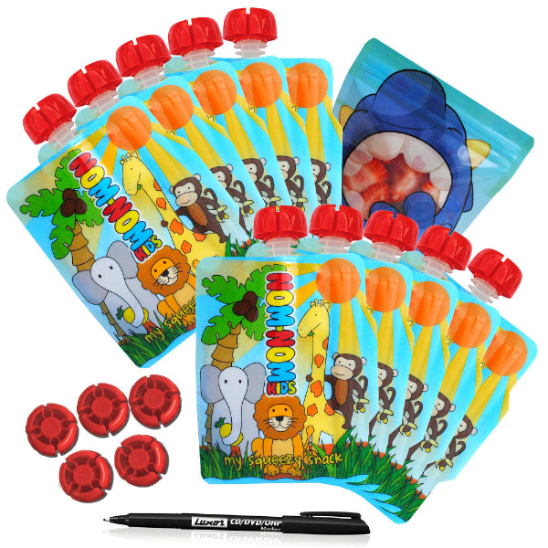 reusable baby food pouches weaning kit